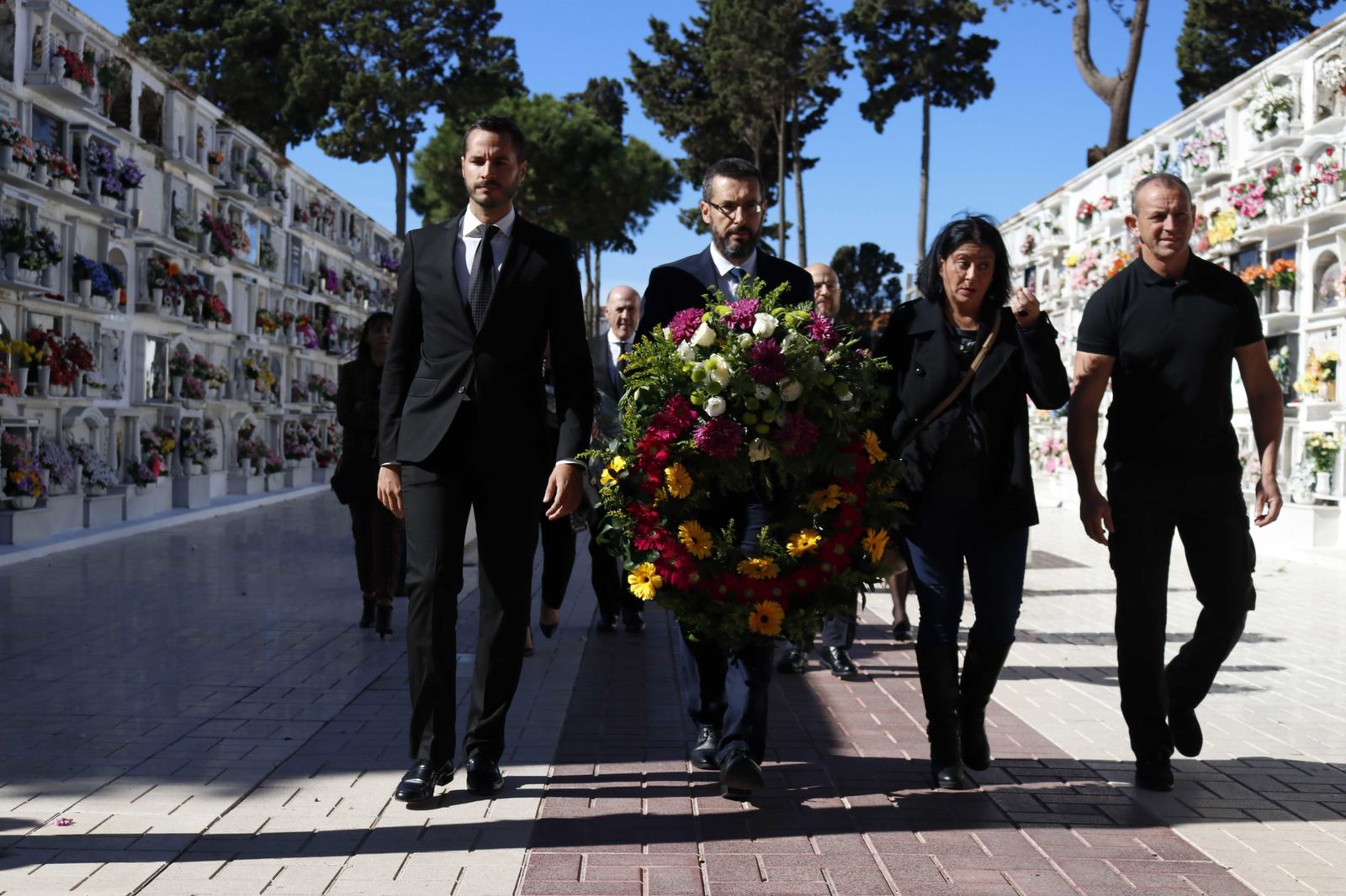 Inauguración del Panteón de los Ilustres en el cementerio de La Línea