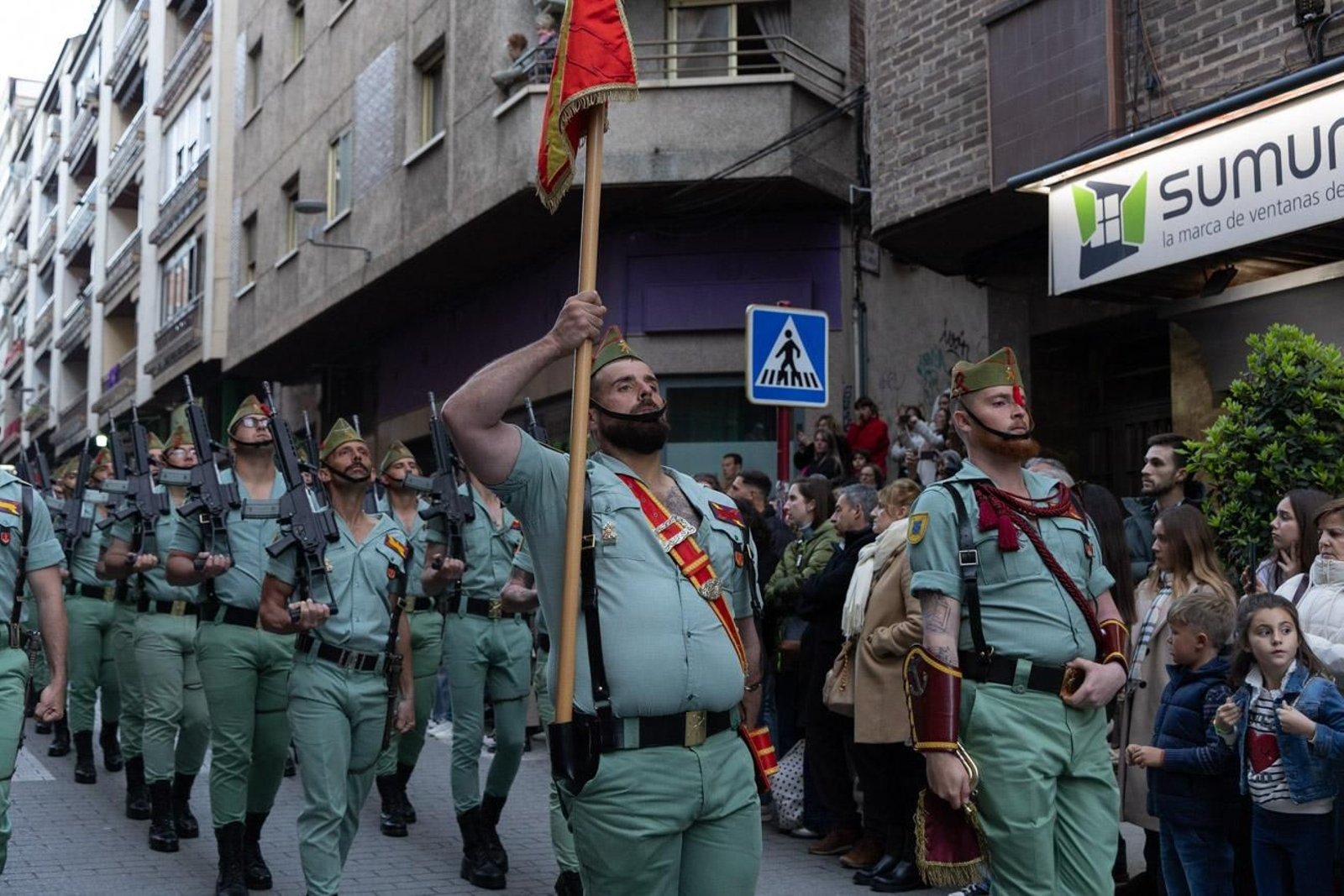 La Legión y el Cristo de la Buena Muerte es uno de los binomios de la Semana Santa.