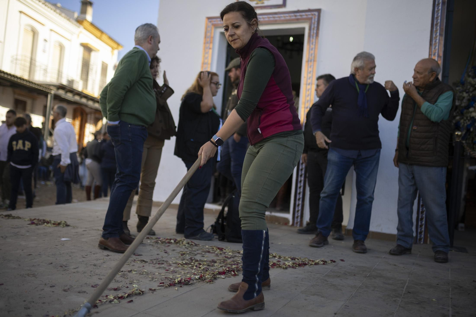 Las mejores imágenes de la procesión de la Virgen del Rocío en la aldea