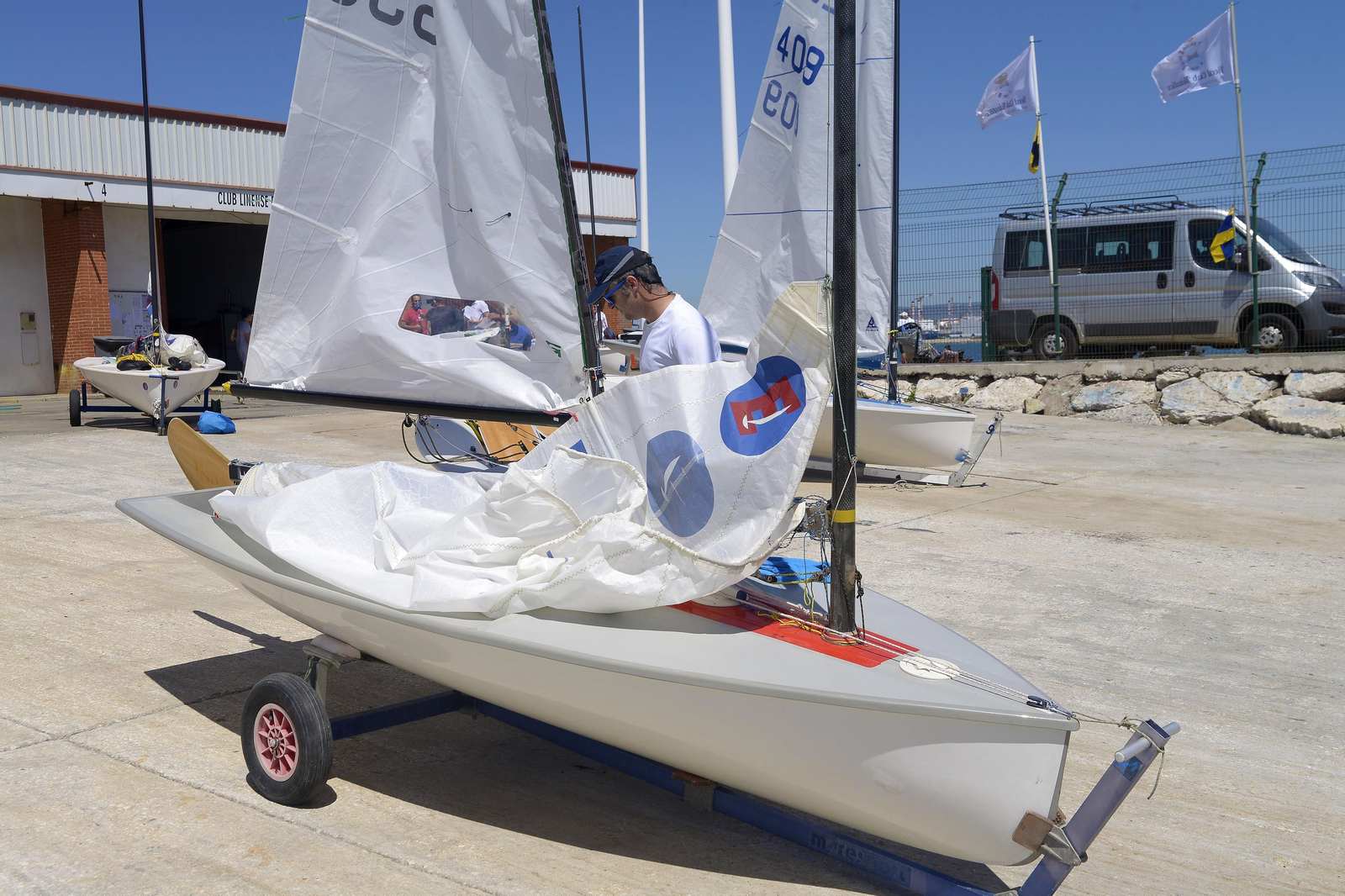 Fotos de la competición de vela en La Linea