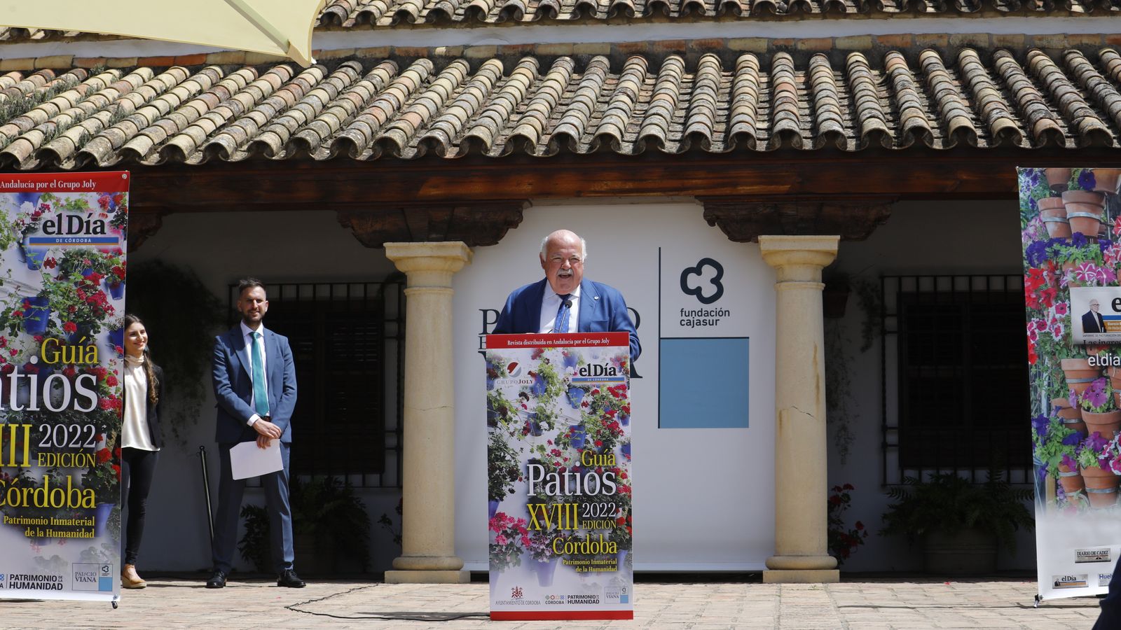 El consejero de Salud y Familias, Jesús Aguirre, durante su intervención.