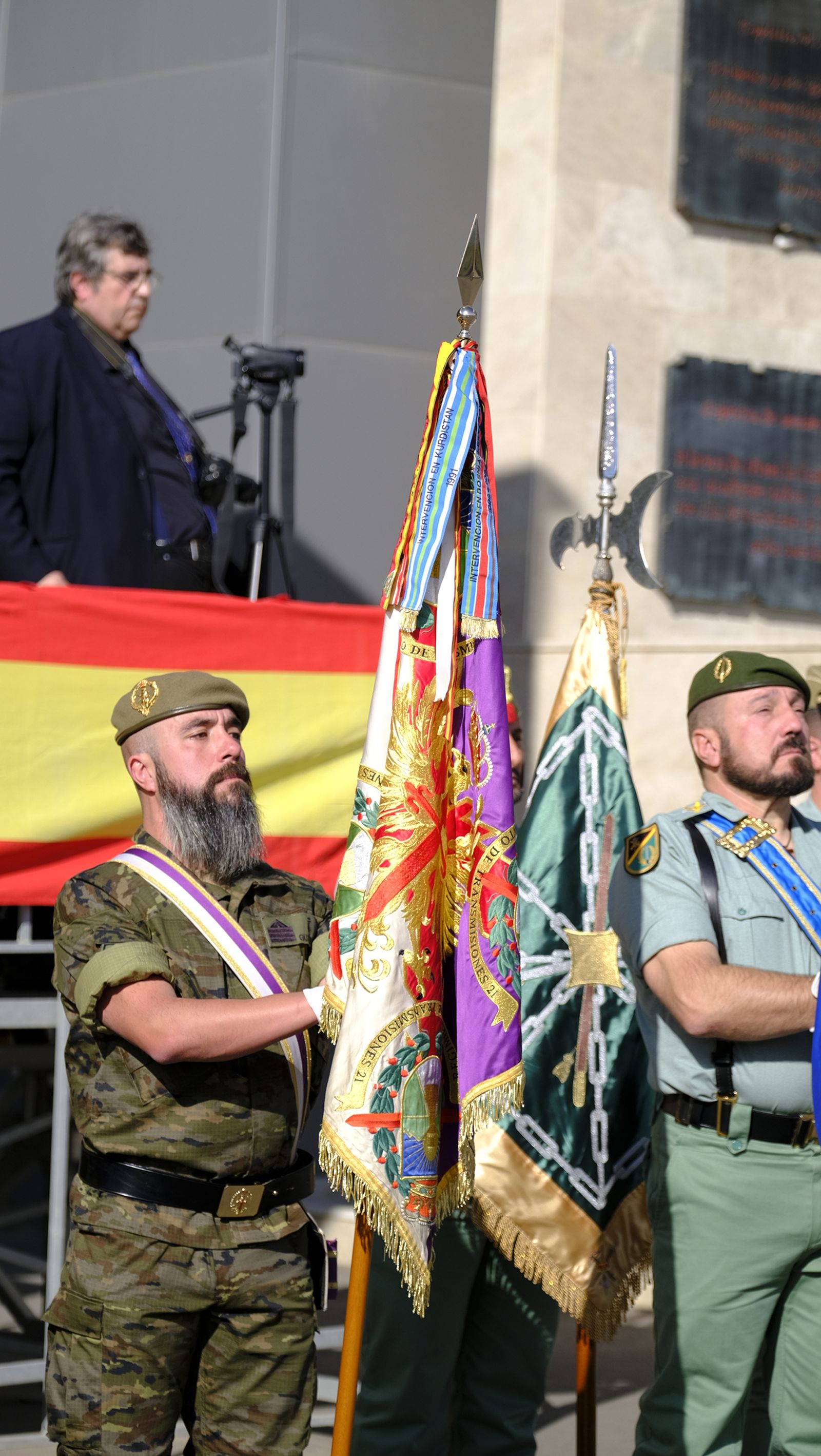 Conmemoración del Combate de Edchera en la Base Álvarez de Sotomayor de La Legión, en imágenes