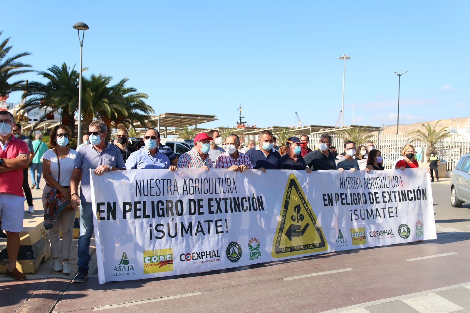Las imágenes de la manifestación de los agricultores