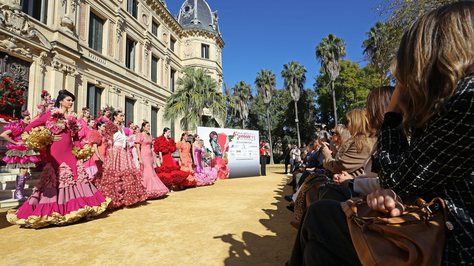 Presentación de la Pasarela Flamenca Tio Pepe 2023 en la REAAE de Jerez
