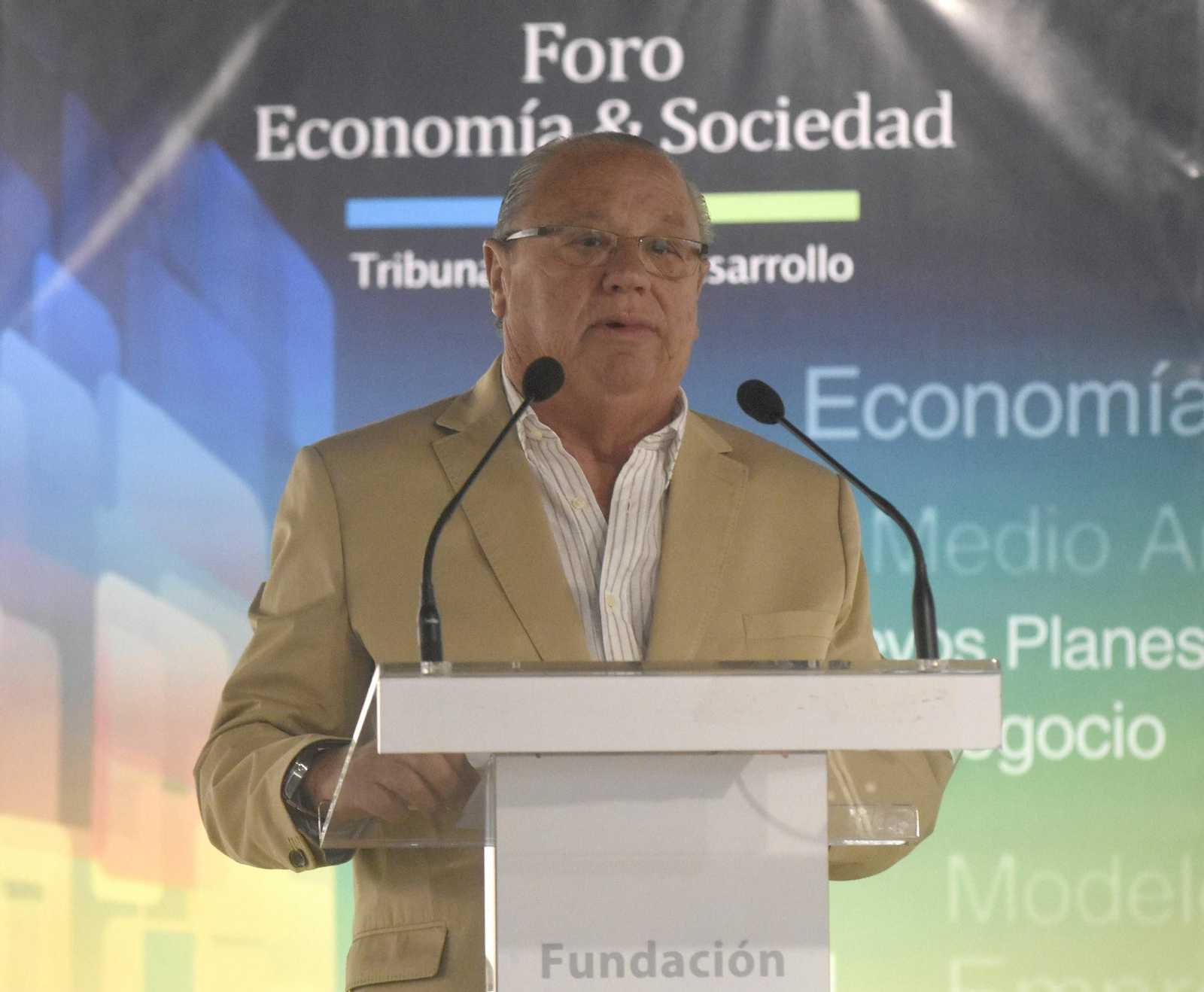 Miguel Ángel Tamarit Campuzano, en el Foro Economía Sociedad celebrado hace unos días.