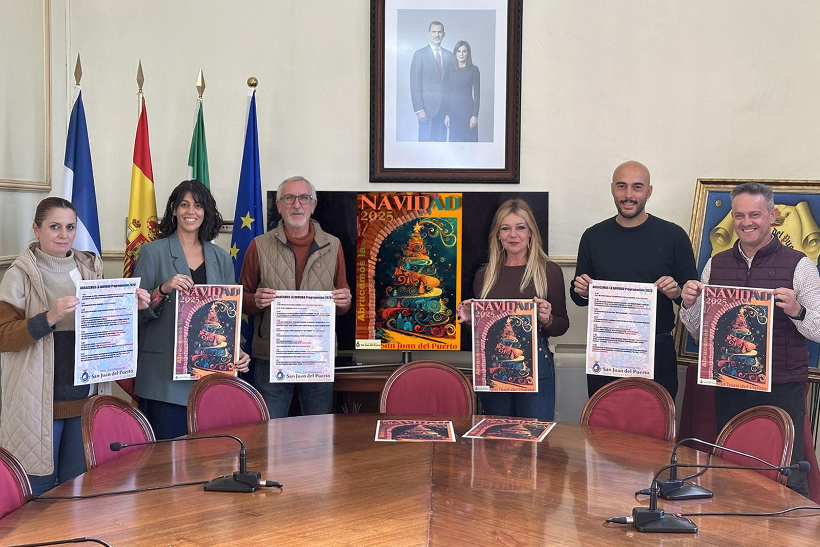 Presentación de la programación de Navidad 2025 en San Juan del Puerto.