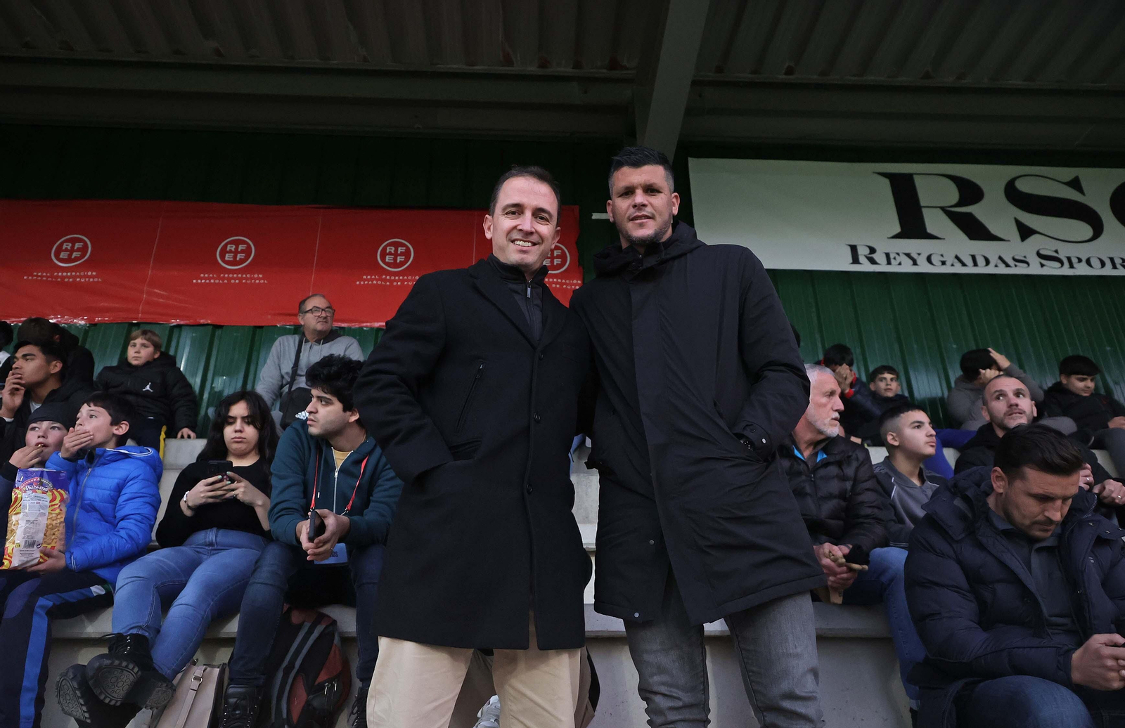 Búscate durante el España - Italia sub-17 celebrado en Los Barrios
