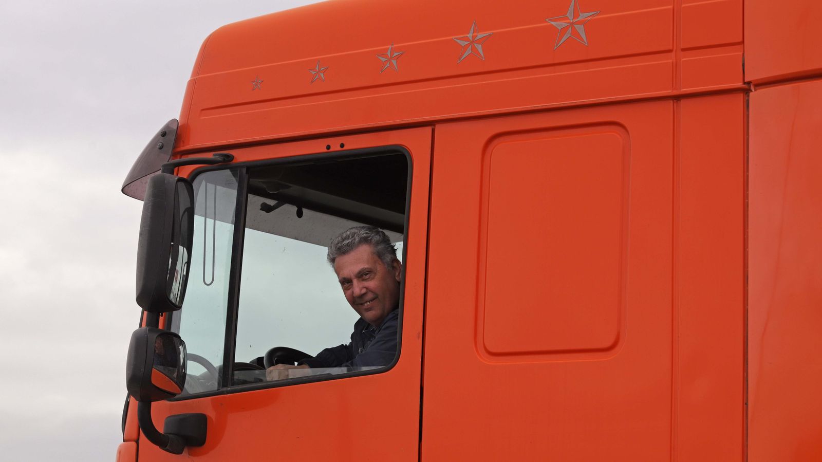 Fotos de la marcha de camiones en el Campo de Gibraltar