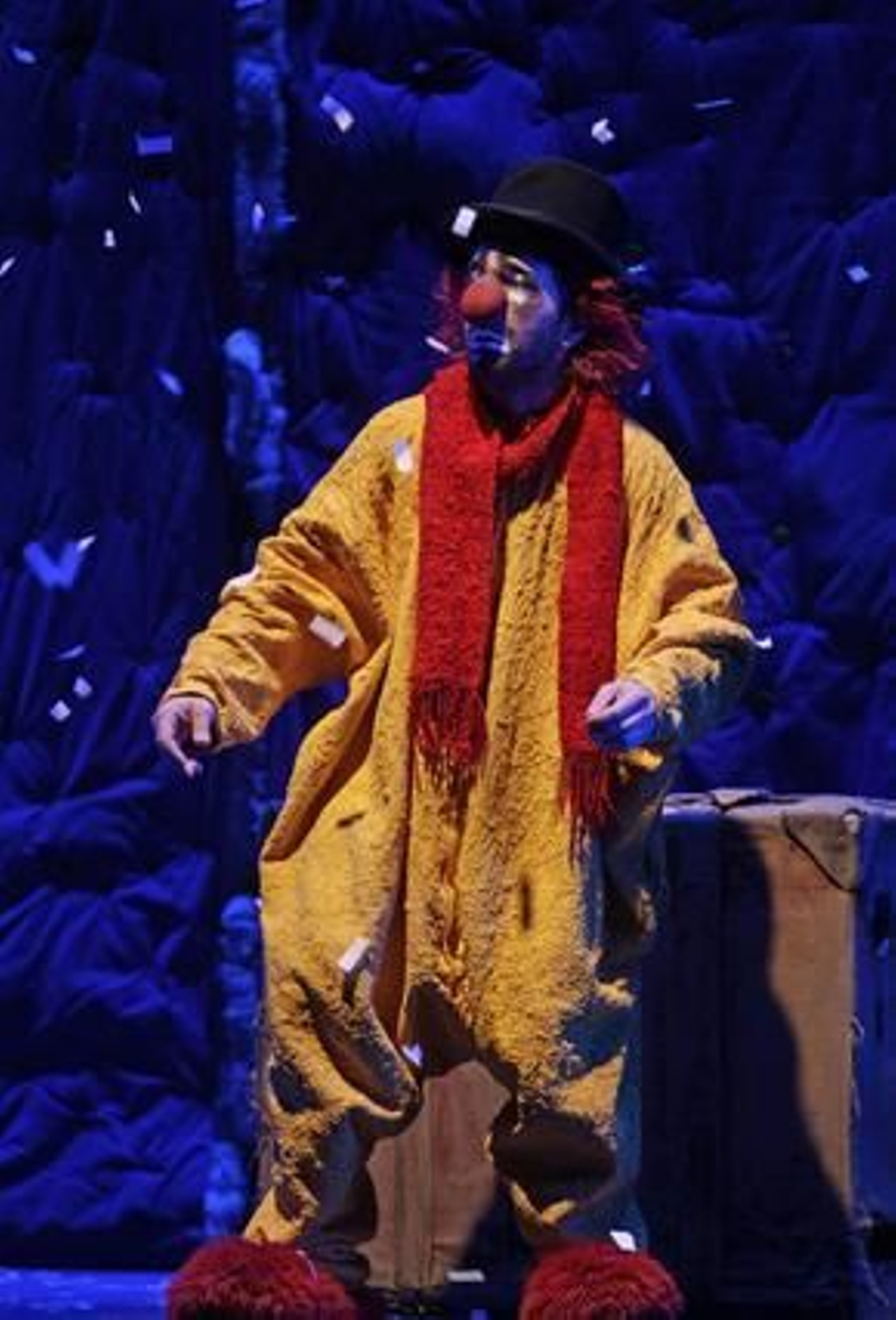 Una imagen de 'Slava's Snowshow', de la compañía de Slava Polunin. / Antonio Pizarro