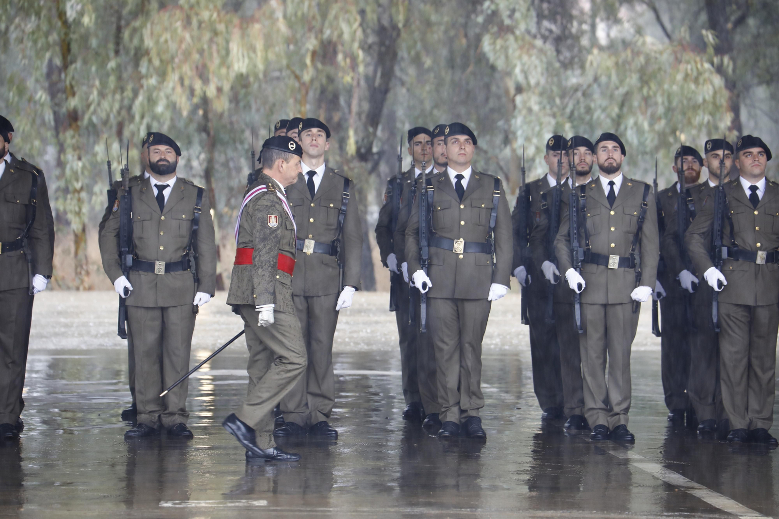 El desfile militar de la Brigada de Córdoba por la festividad de la Inmaculada, en imágenes El desfile militar de la Brigada de Córdoba por la festividad de la Inmaculada, en imágenes