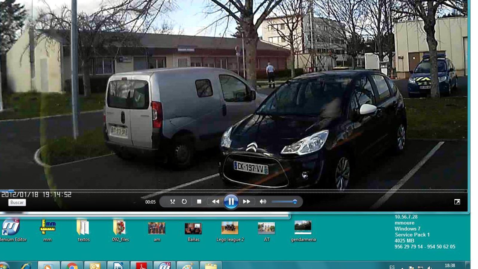 Gendarmería de Poitiers donde se interpuso finalmente la denuncia.