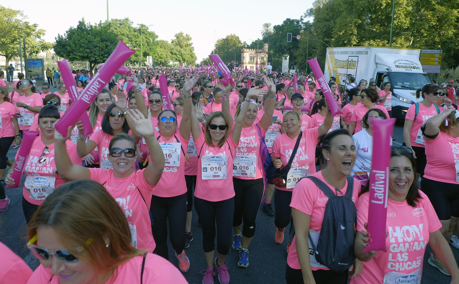 Las imágenes de la suspendida Carrera de la Mujer