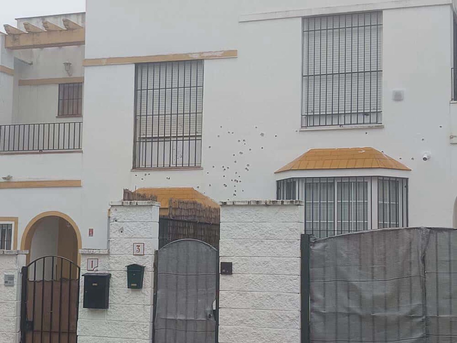 Así ha quedado la vivienda, ubicada en Jardines de Gerena