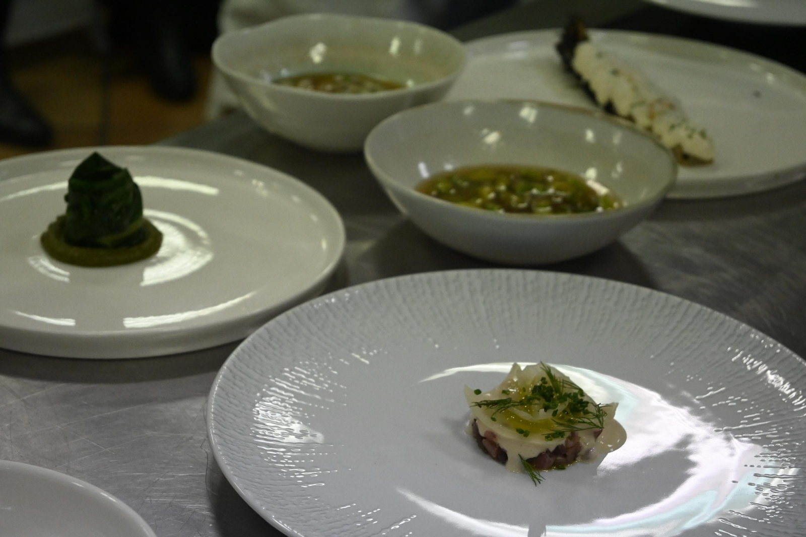 Jornada de cocineros en la Escuela de hostelería Virgen de Belén, en imágenes