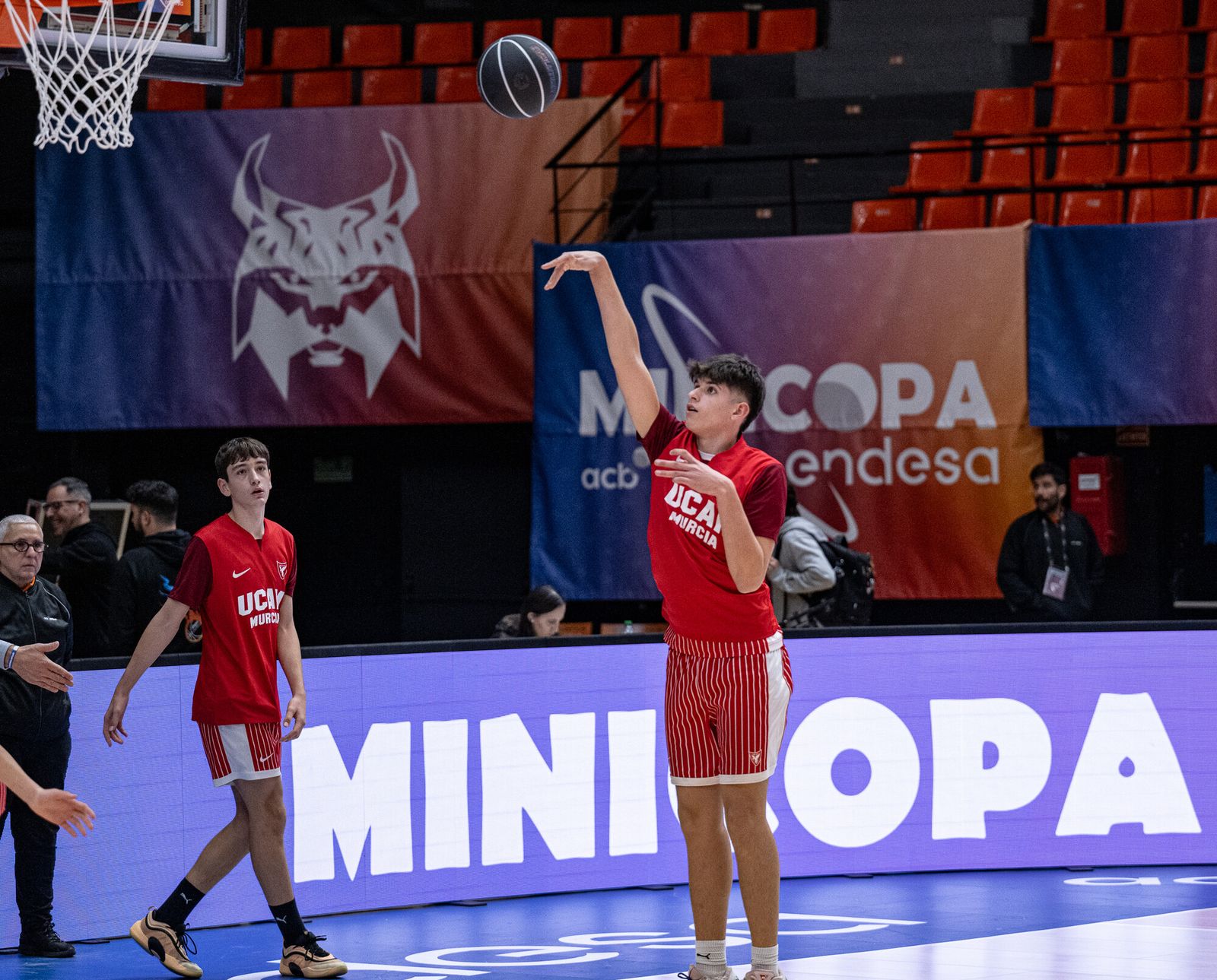 La celebración del Unicaja por acceder a la Minicopa