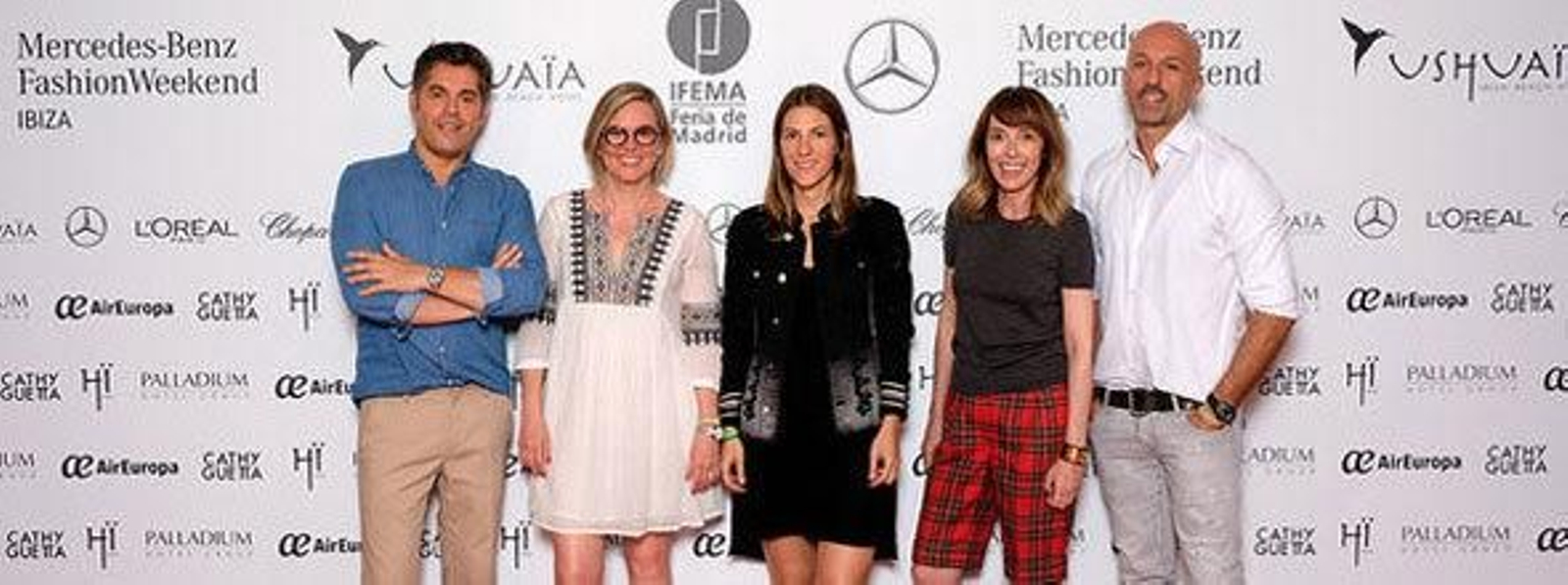 Jorge Vázquez, Nuria Sardá, Andrea Figueras, de Desigual.