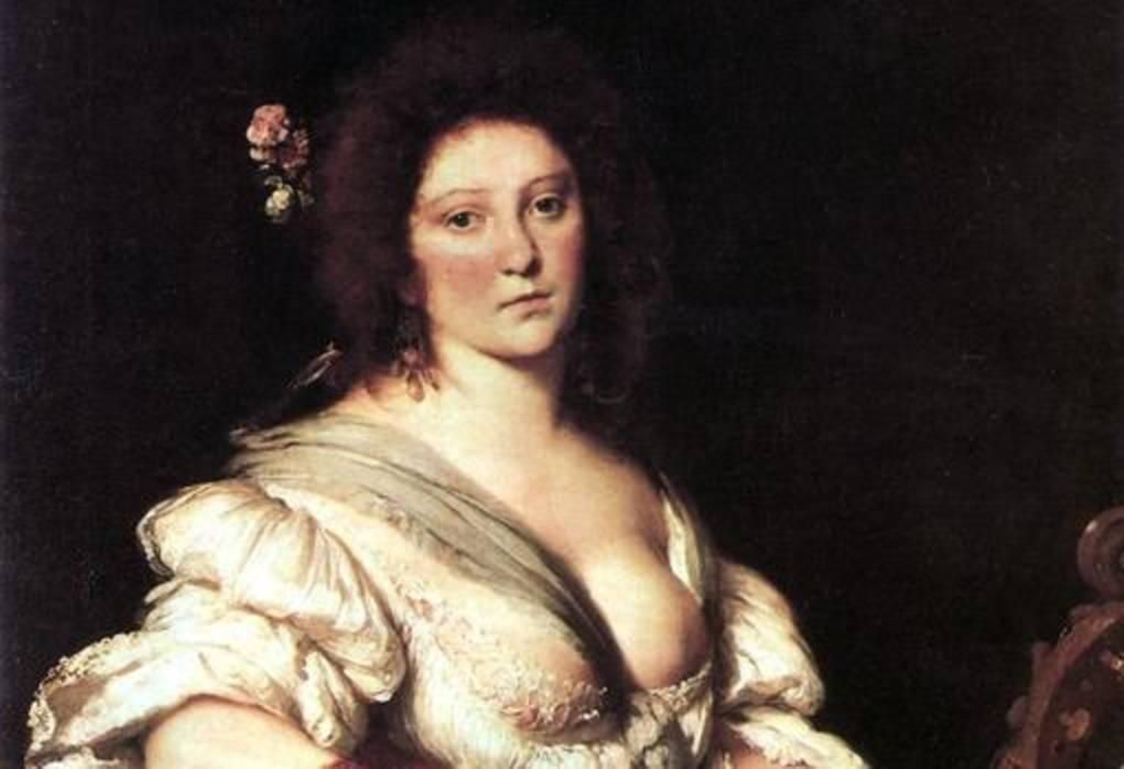 Posible retrato de Bárbara Strozzi (Venecia, 1619 - Padua, 1677) por Bernardo Strozzi (no eran parientes).
