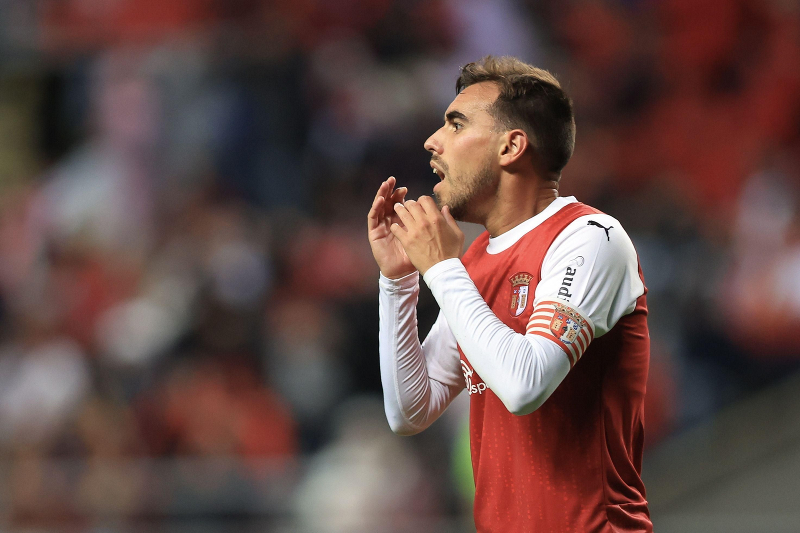 Ricardo Horta, durante un partido con el Braga. Ricardo Horta, durante un partido con el Braga.
