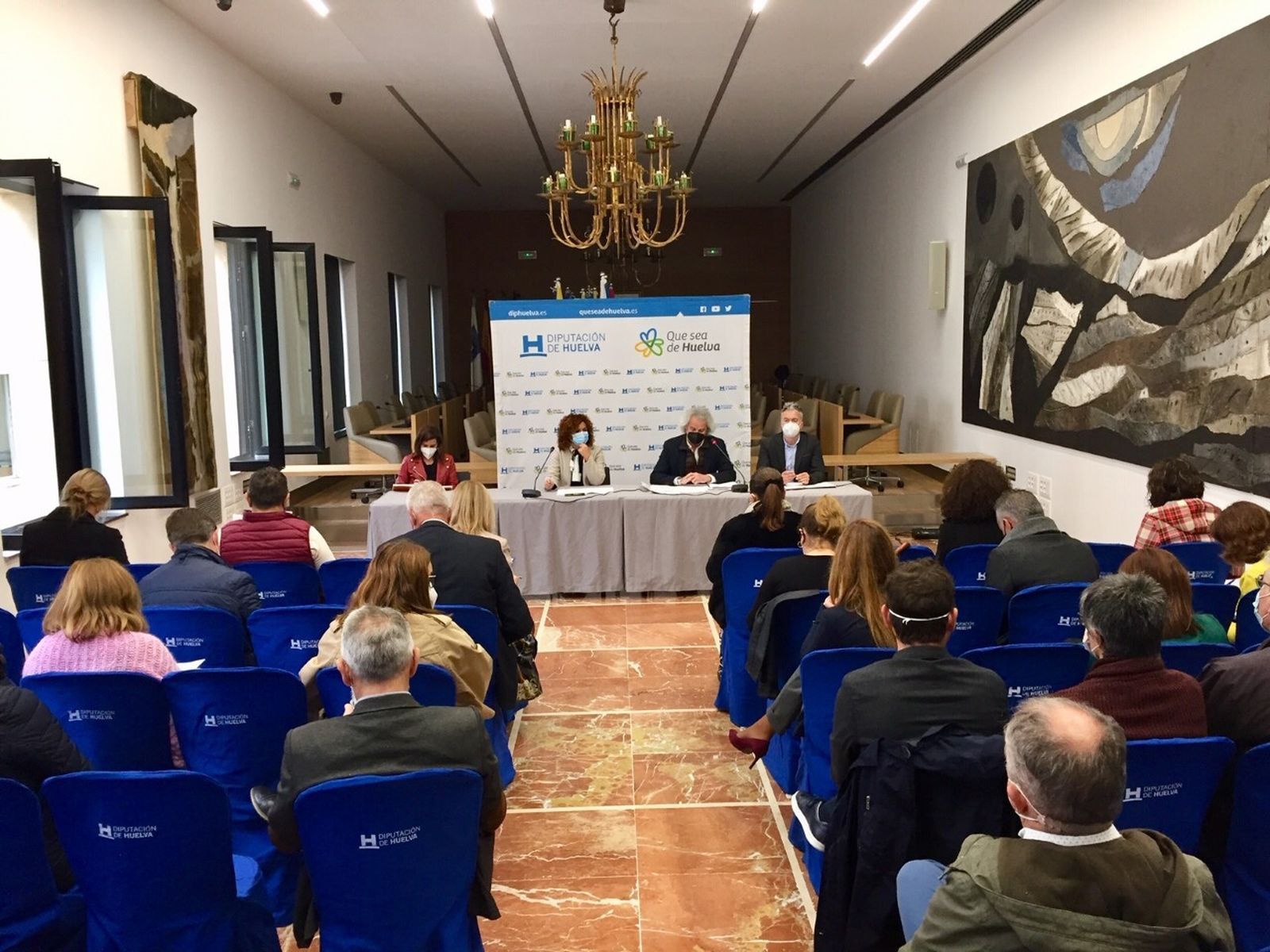 Un momento de la asamblea del Patronato Provincial de Turismo de Huelva.