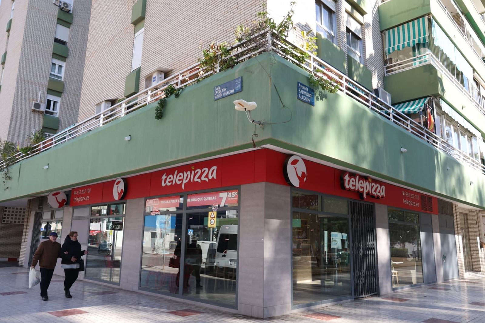 Local de Telepizza de El Palo.