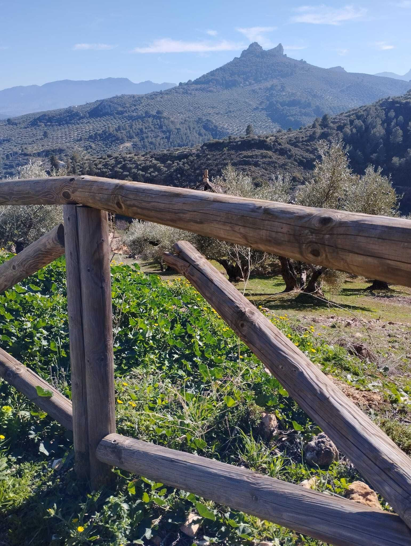 Así se encuentra la Vía Verde de Jabalcuz: vallas rotas, señales arrancadas y suciedad