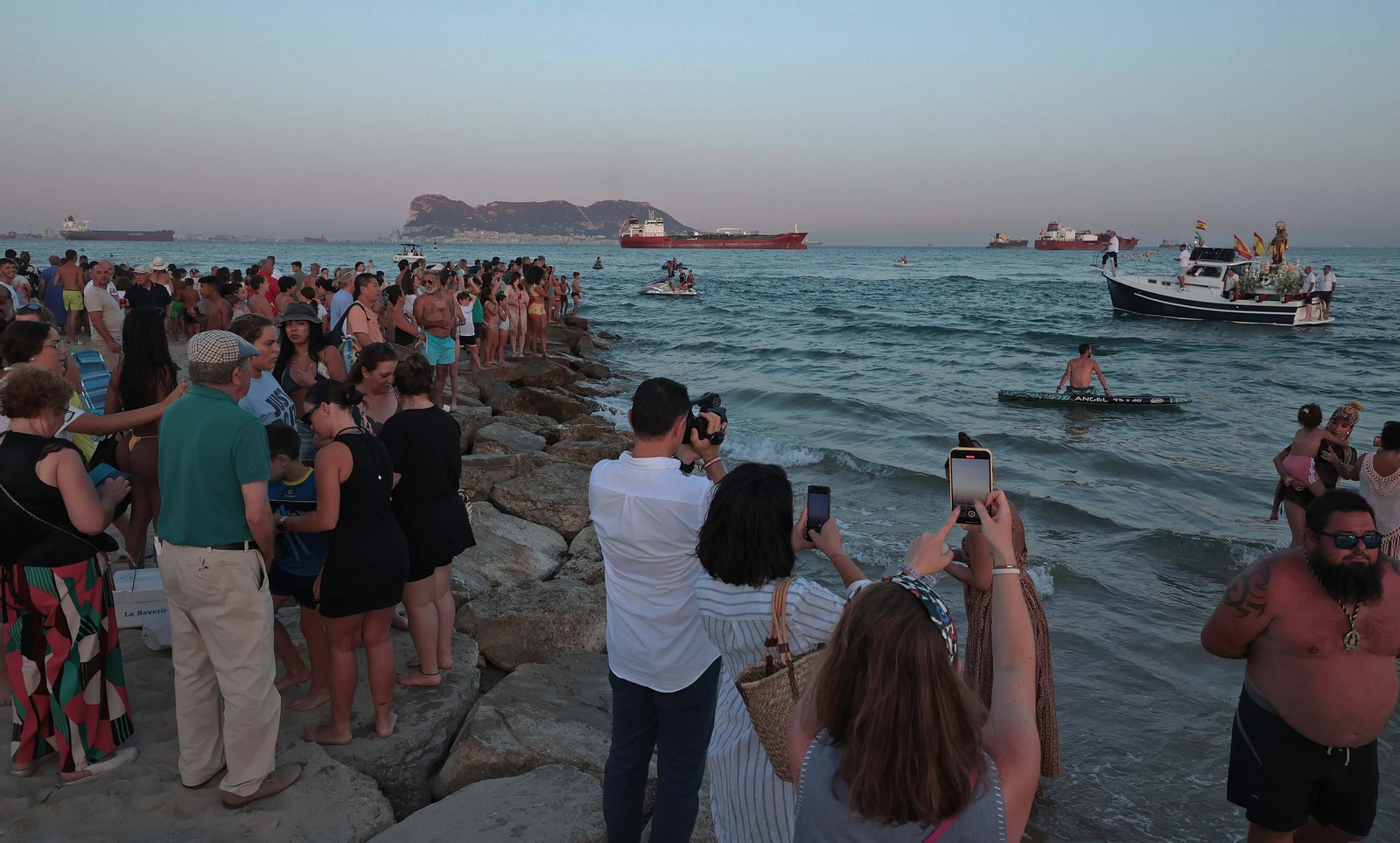 Fotos de la procesión de la Virgen del Carmen en Palmones