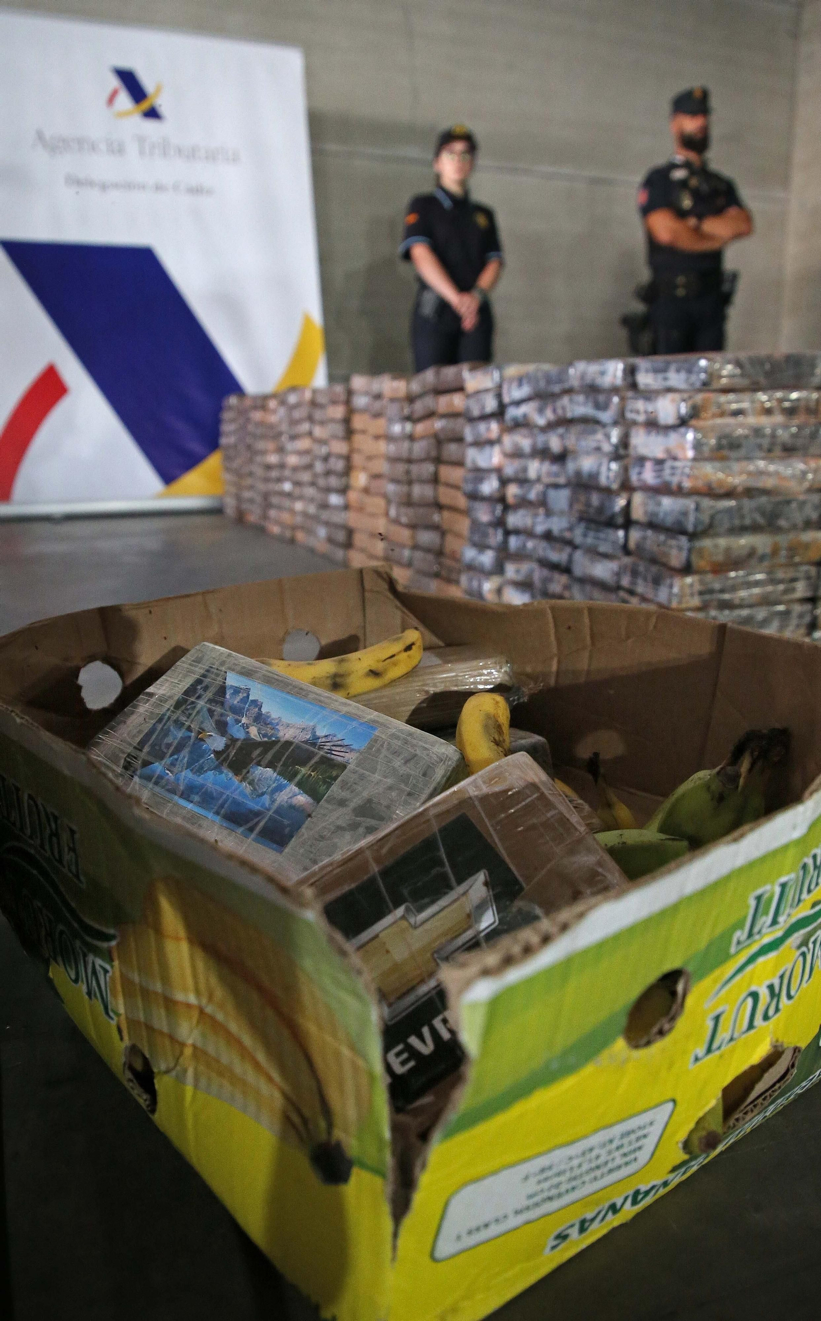 Fotos del mayor alijo de cocaína de la historia de España intervenido en Algeciras