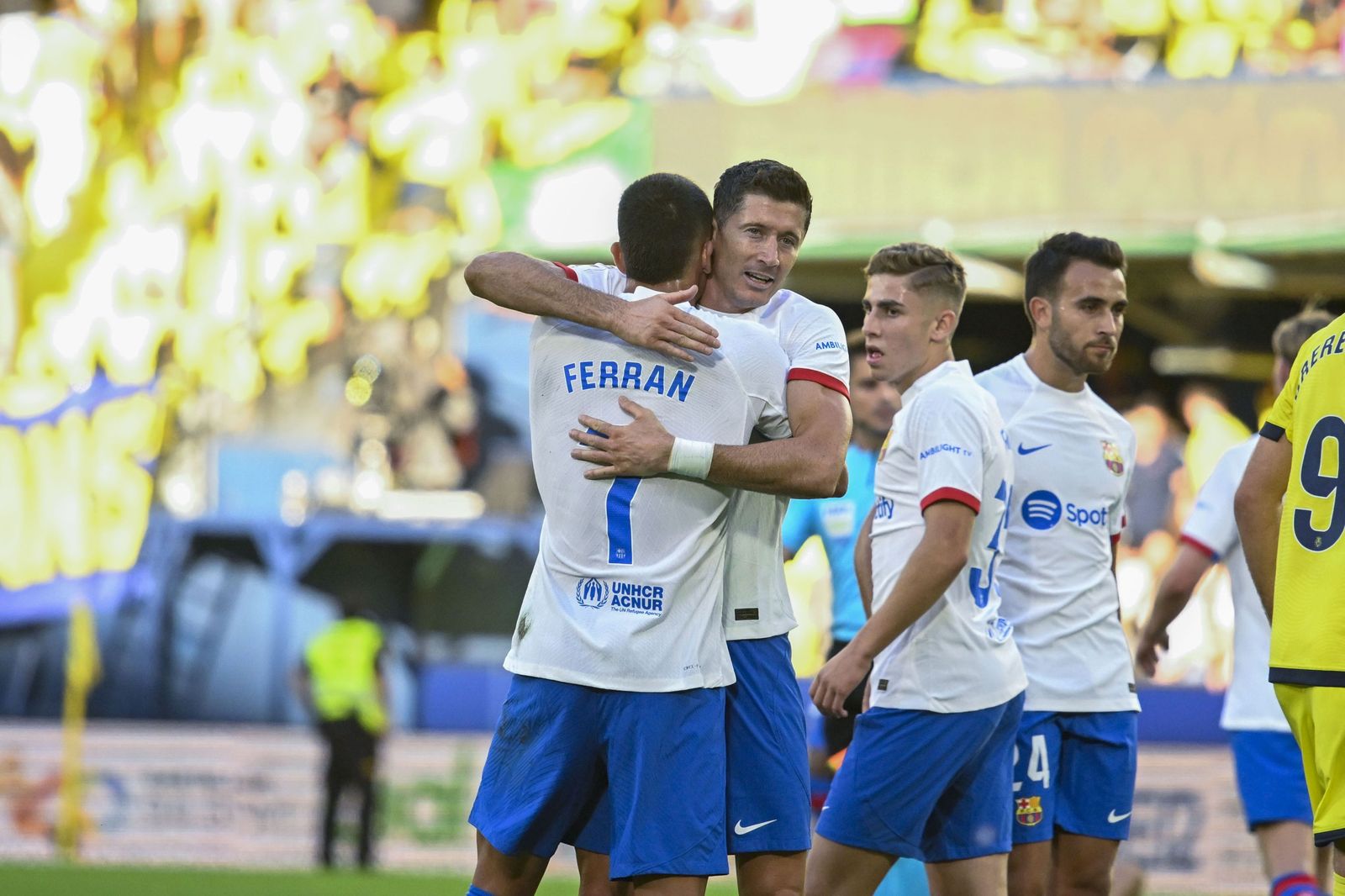 Lewandowski celebra el definitivo 3-4.
