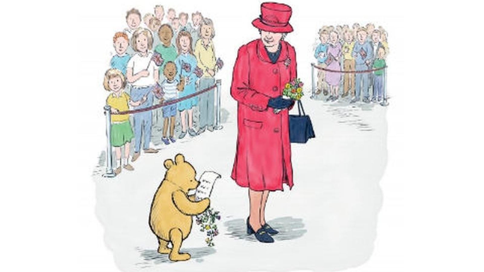 Escena del cuento de 2016 en el que también salía Isabel de Inglaterra