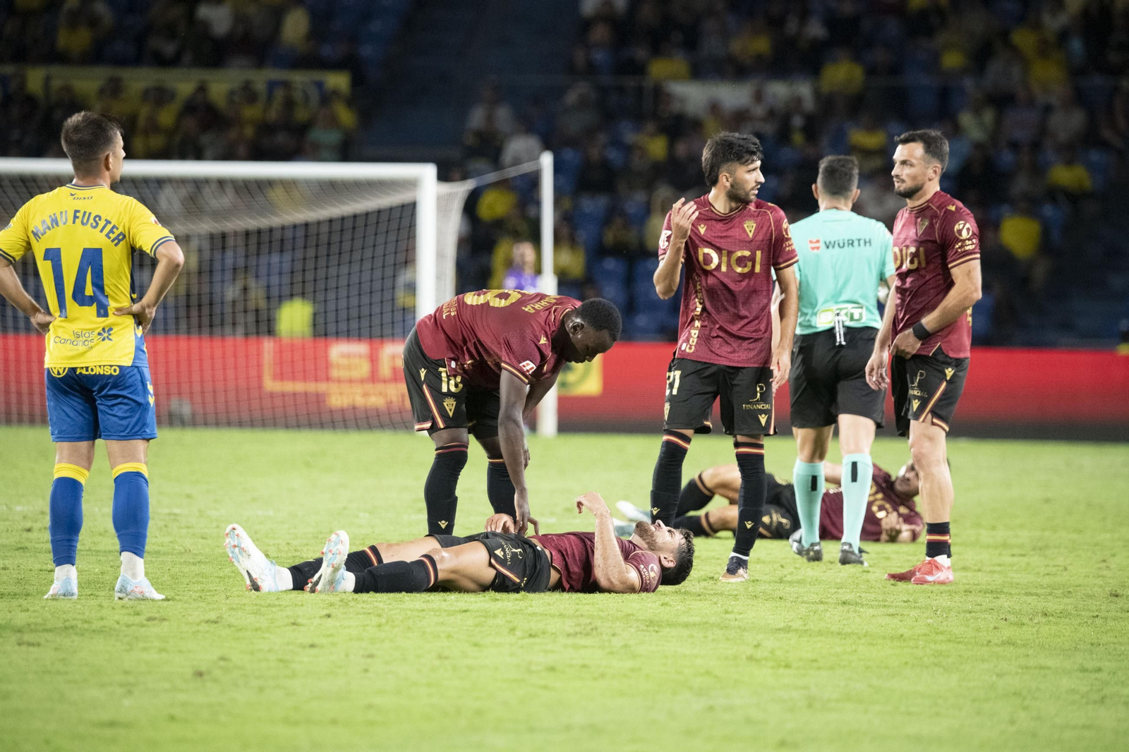 Las imágenes del Las Palmas-Cádiz CF