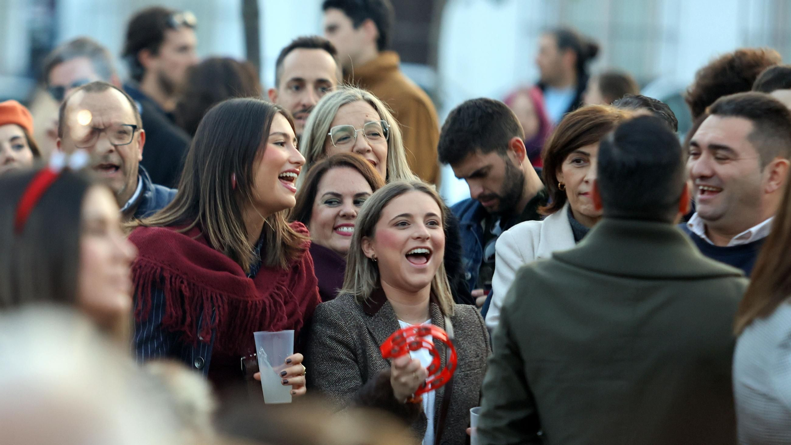 Imágenes del gran ambiente del 2º fin de semana de zambombas en Jerez