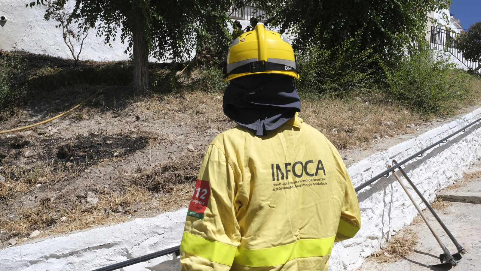 Imágenes del incendio de Vélez Blanco