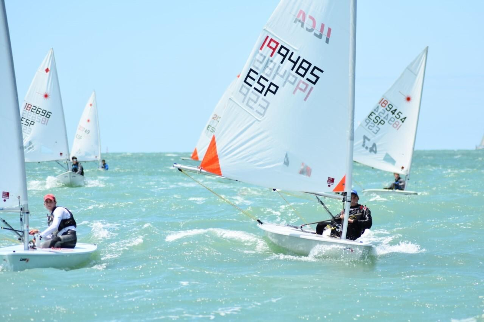 Instante de las regatas.