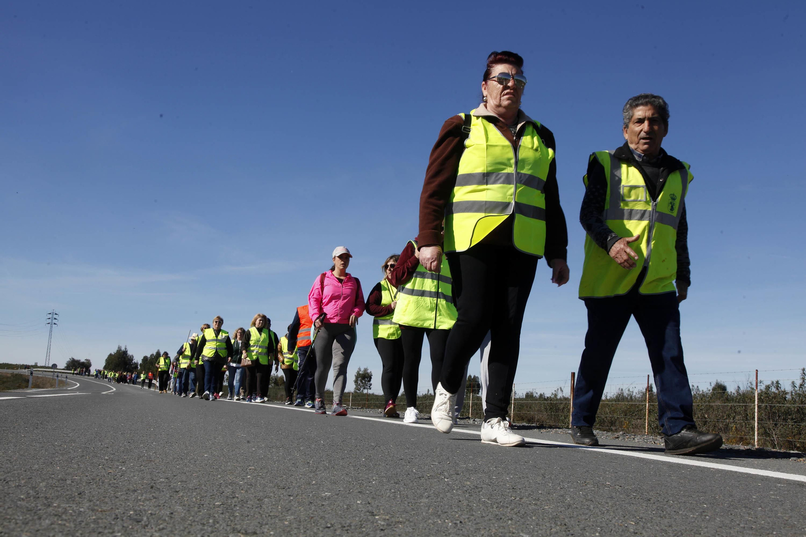 Marcha por la segregación de Tharsis hasta la sede del TSJA en Sevilla