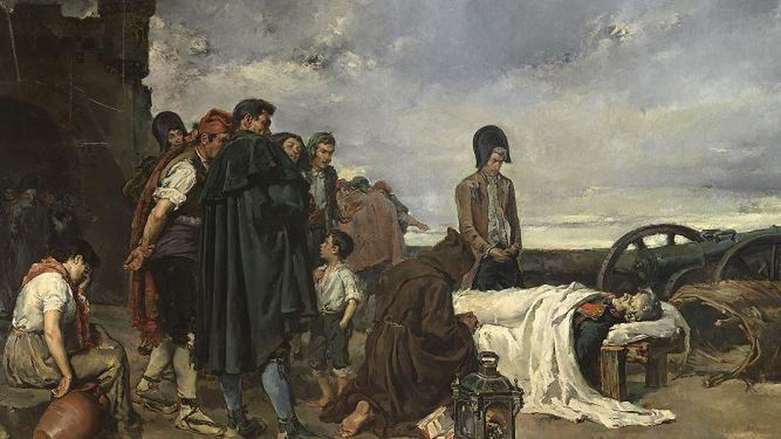 Obras como 'El cadáver del general Álvarez de Castro' de Tomás Muñoz Lucena pasan en 2023 a ser dominio público