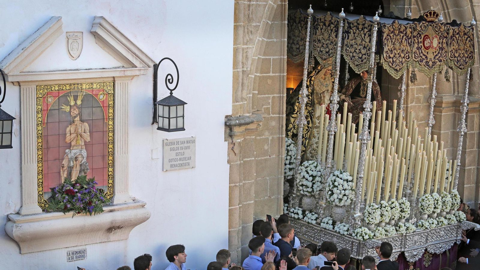 El palio de Nuestra Señora del Desconsuelo es otra de las grandes joyas que hay en Jerez.