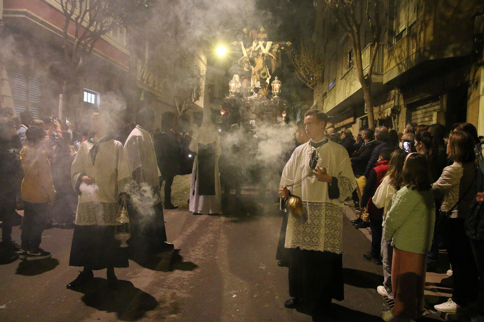La procesión del Silencio de Almería, en imágenes