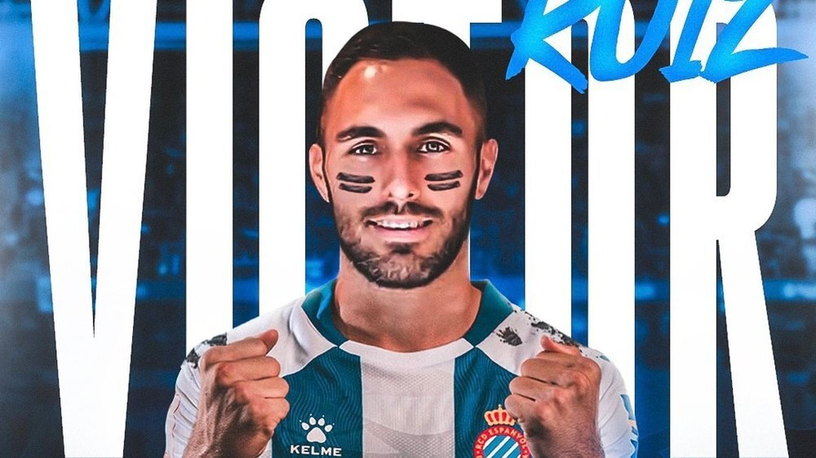 Imagen facilitada por el Espanyol para anunciar el fichaje de Víctor Ruiz.