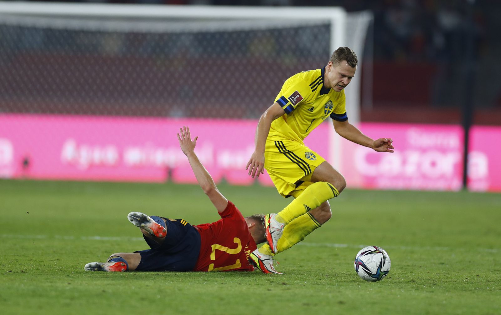 Las imágenes del España-Suecia