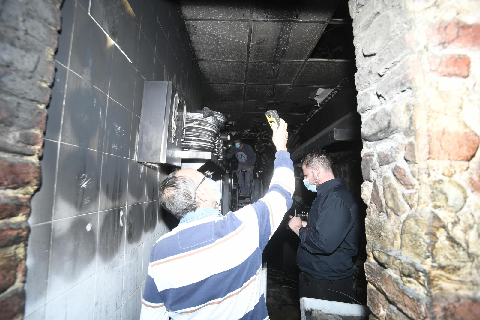 Así ha quedado el restaurante Ramírez de Granada tras el incendio