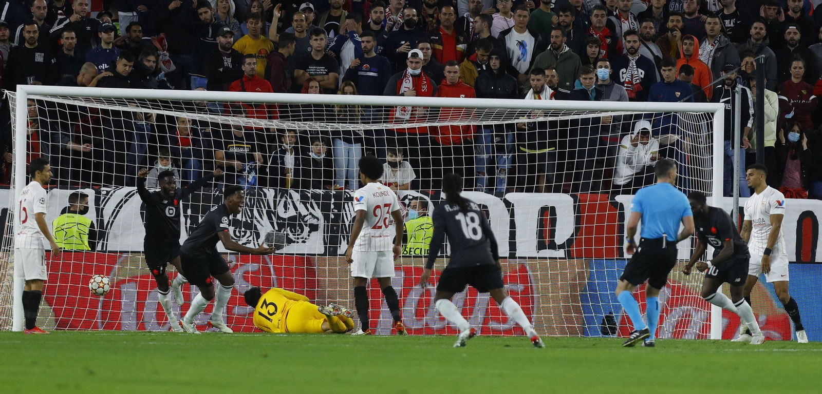 Las imágenes del Sevilla-Lille