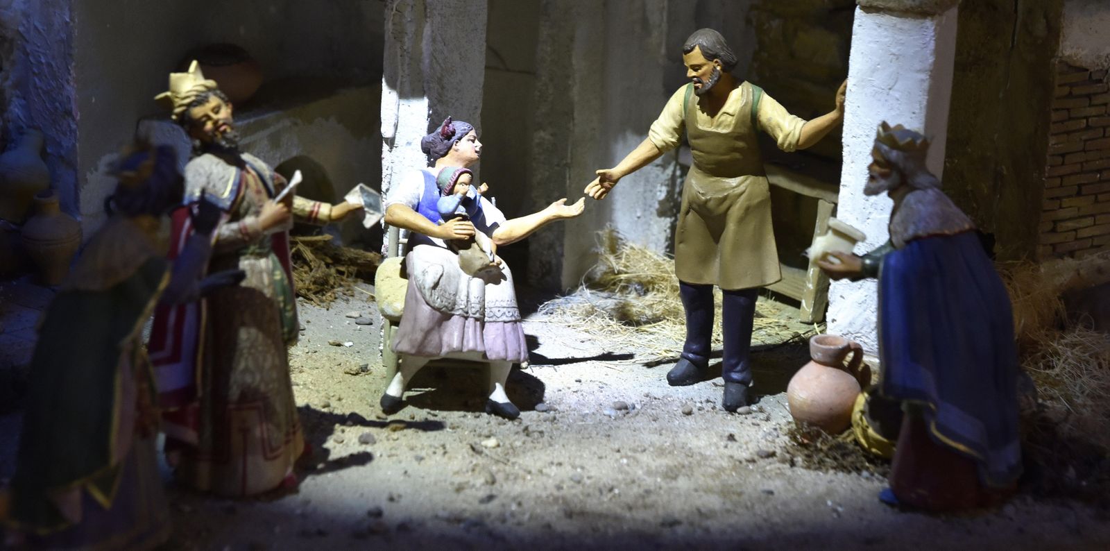 Los Reyes Magos, en el belén de Diario de Sevilla.