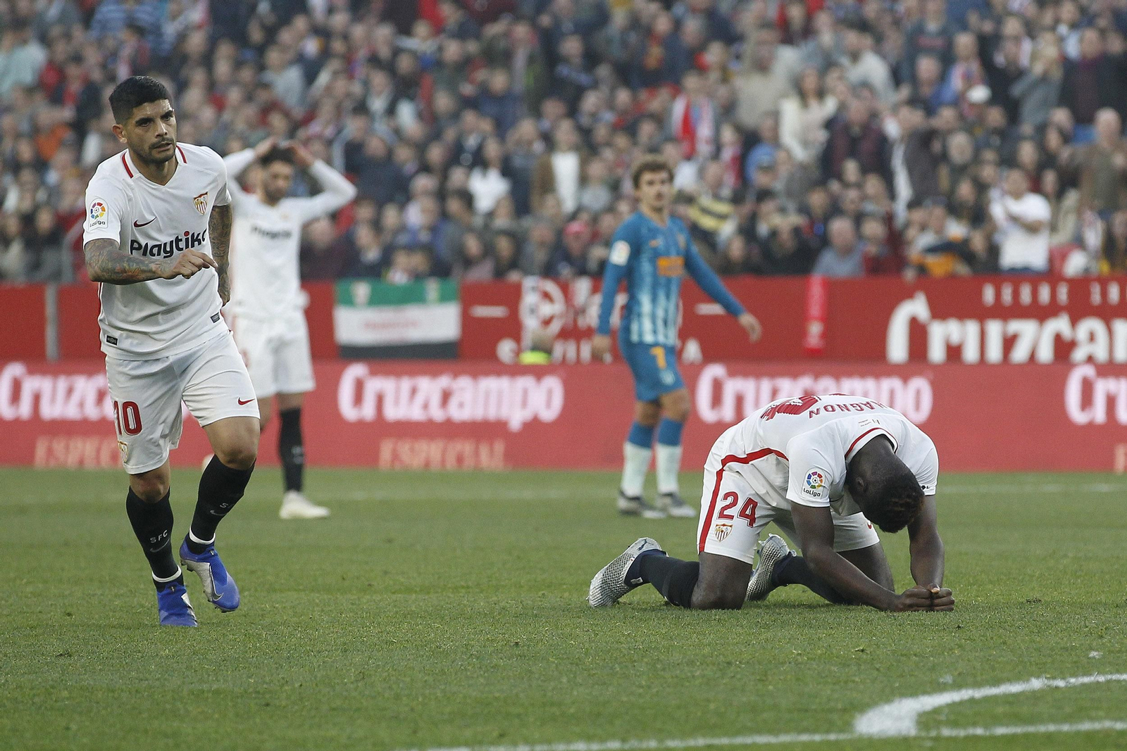 El Sevilla FC-Atlético de Madrid, en imágenes