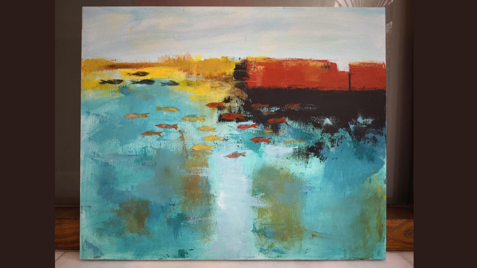 Una de las obras de José María Rodríguez Requejo.