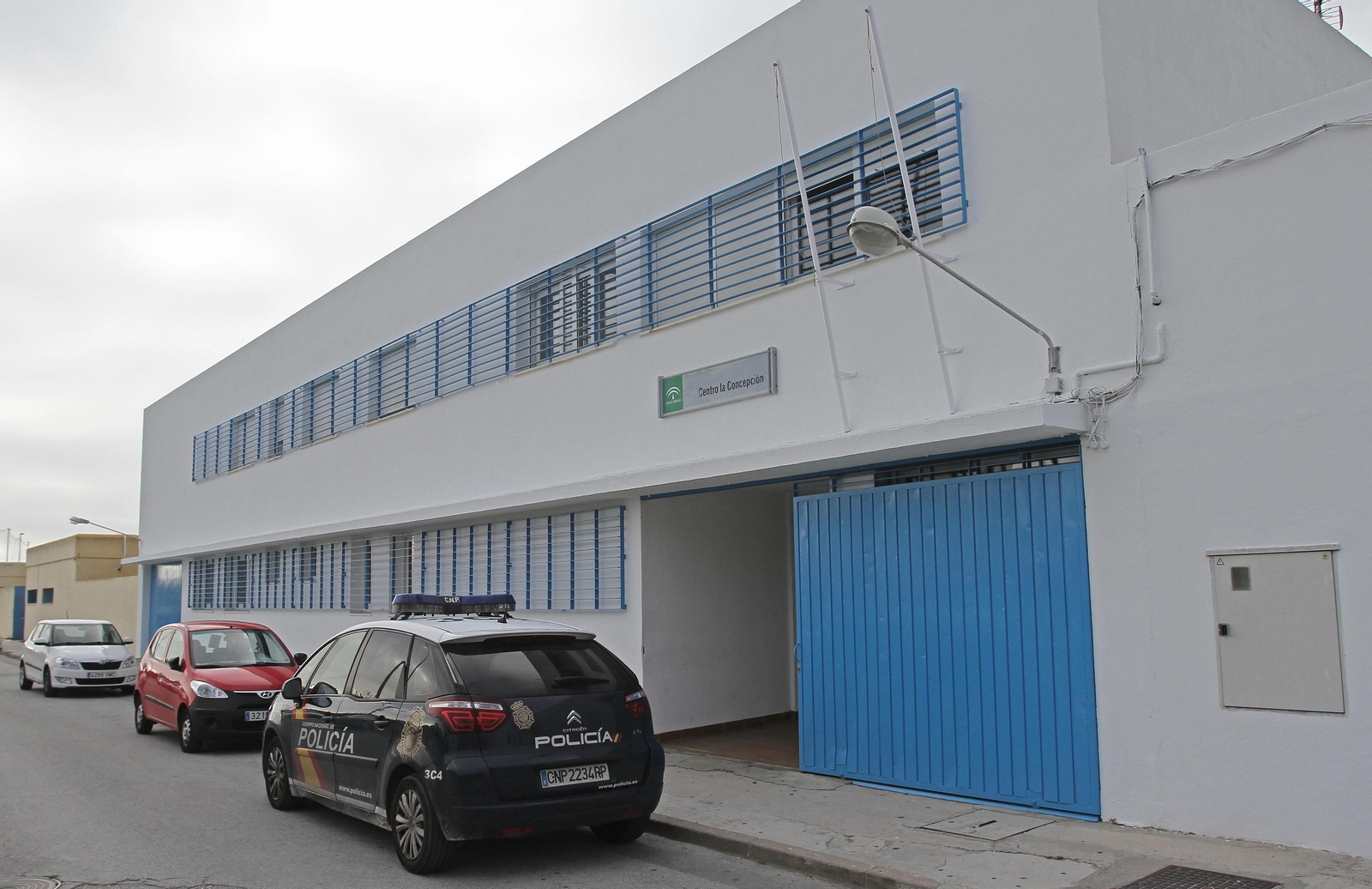 Instalaciones del centro de menores no acompañados La Concepción, ubicado en La Línea.