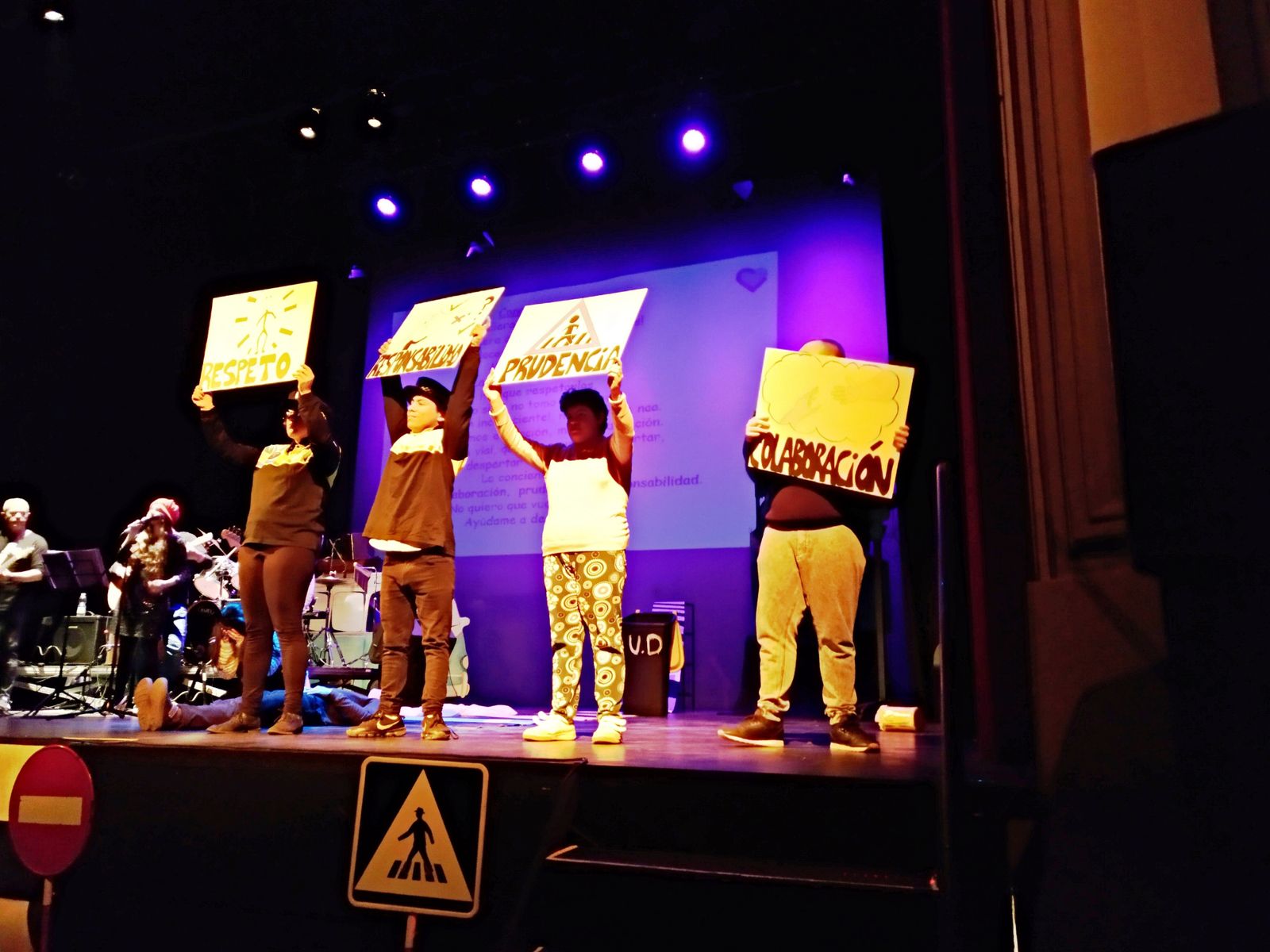 Un momento de la puesta en escena.