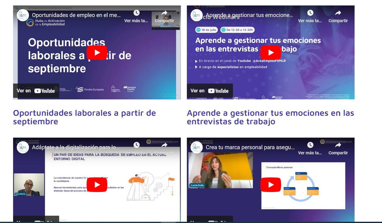 Web para inscribirse