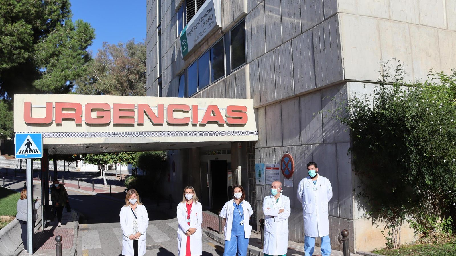 Parte del equipo de Ginecología y Obstetricia, ante las Urgencias del Materno.