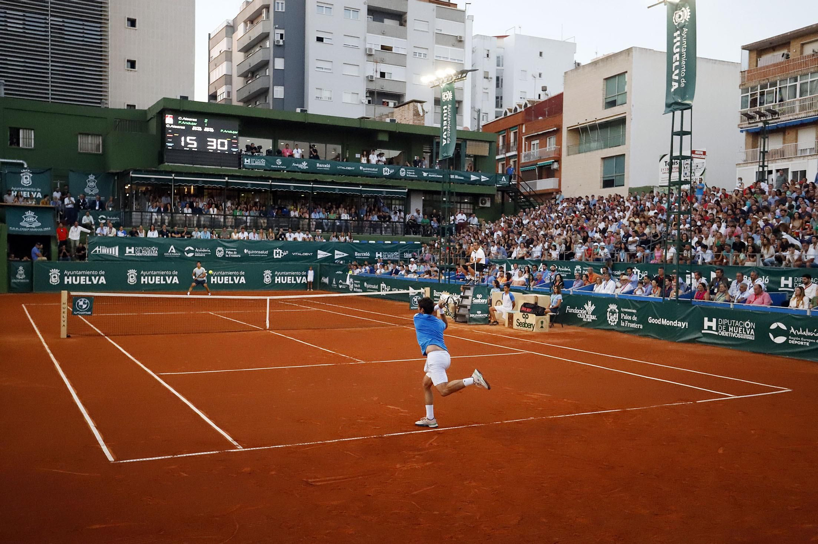 Copa del Rey de Tenis. Semifinal entre Carlos Alcaraz y Pablo Andújar