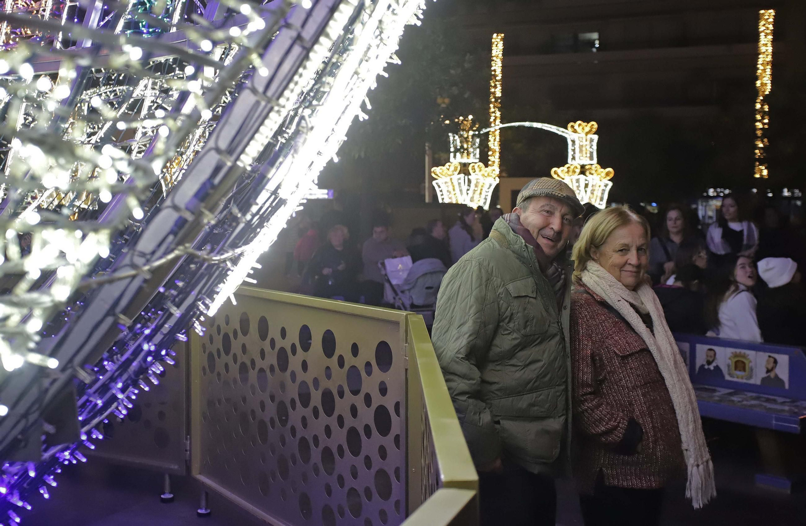 Fotos del encendido del alumbrado navideño en Algeciras